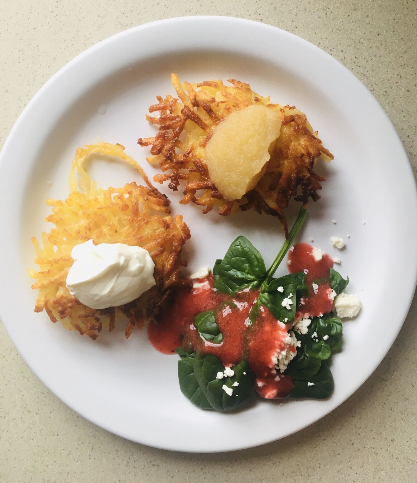 Chef Gaby Weir latkes